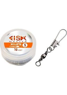 Fish Master Paslanmaz Fırdöndülü Klips 10 Lu Özel Kutulu Paket