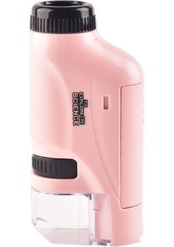 Flameer Mini 60X-120X Yakınlaştırma Pembe El Mikroskopu  (Yurt Dışından)