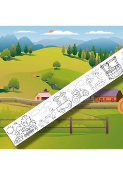 Haydi Dekor Köyümü Boyuyorum Eğleniyorum ve Öğreniyorum Boyama Rulosu 5 Metre Aktivite