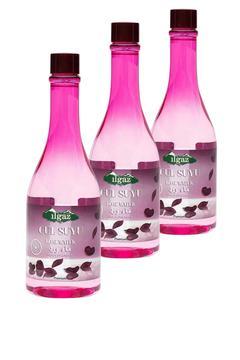 Gıdaya Eklenebilir Ve Içilebilir Gül Suyu 400 ml - 3'lü Eko Paket | Gıdaya Uygun Gül Aromalı