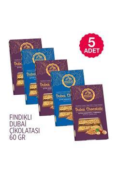 Meşhur Dubai Trabzon Çikolatası Fındıklı 60gr (5 ADET)