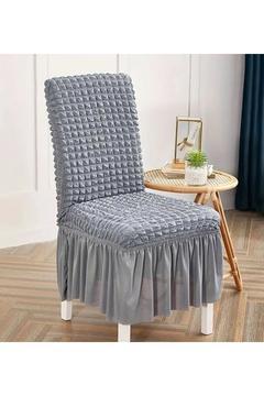Sandalye Kılıfı - Yıkanabilir - Esnek -Etekli Lastikli Sandalye Örtü