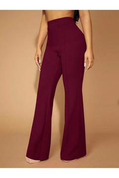 Kadın Siyah Çımalı Palazzo Pantolon Oversize Kesim