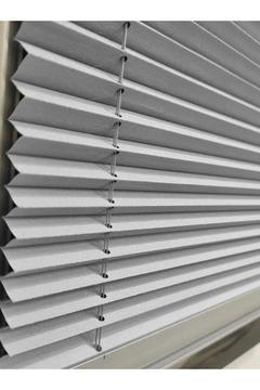 Katlanabilir Cam Balkon Perdesi Ev-ofis Perdesi (AÇIK GRİ)