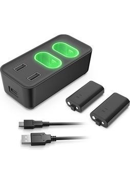 Comse Xbox One S  x  Series S x Batarya Şarj Dock Stand + 2 Adet 800 Mah Pil Dahil