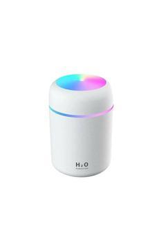H2O 300ml Taşınabilir Hava Nemlendirici RGB Işıklı Buhar Makinesi. Aroma Difüzörü Sessiz Nemlendirme