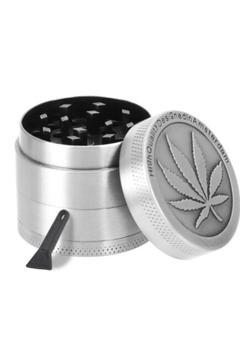 Üst Düzey Kaliteli Çelik Öğütücü Grinder Mıknatıslı Kapak 4 Katmanlı Yapı 4 Cm Çap Cepte Taşınabilir