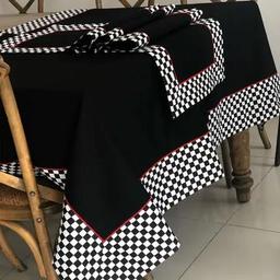 Damalı Model Masa Örtüsü