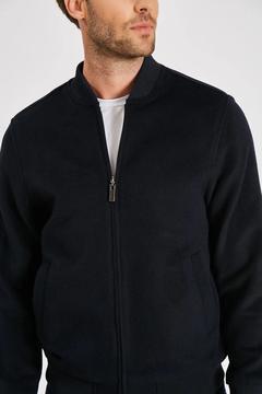 Erkek Kolej Yaka Slim Fit Mont 6492251 Siyah