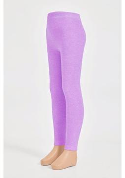 Içi Havlu Çocuk Tayt Açık Mor
