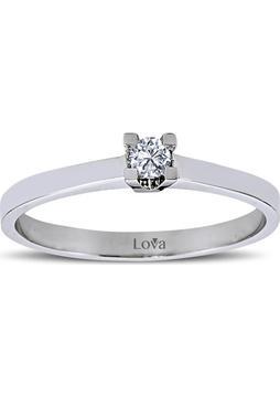Lova G Renk 0,08 Karat Pırlanta Tektaş Yüzük 1040021
