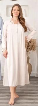 Bone 5911 Kadın Lohusa Müslim Yaka Gecelik