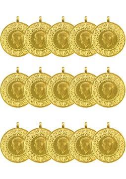 Ahlatcı Sarrafiye 15 Adet Yeni Tarihli Çeyrek Altın