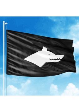 Asilmeydan Siyah Beyaz Göktürk Bayrak 17 Türk Devlet Bayrağı 70 x 105 cm