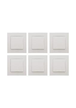 Elbi Neo Beyaz Anahtar Çerçeveli 6 Adet