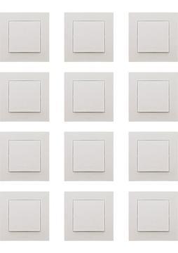 Elbi Neo Beyaz Anahtar Çerçeveli 12 Adet