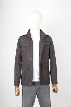 Slim Fit Safari Mont Koyu Kahverengi