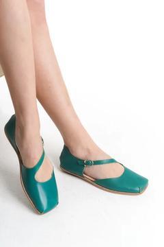 El Yapımı Hakiki Deri Kadın Ayakkabı - DP002