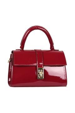 Kadın Bordo Renk Yan Ayarlanabilir Askılı El Ve Omuz Çantası