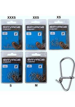 Savage Gear Salt Round Snaps Klips (15'li Paket)