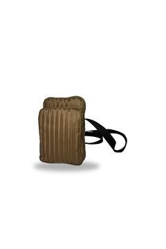 Kadın Parlak Kahve Urban Çapraz Askılı Fermuarlı Ayarlanabilir Model El Kol Ve Omuz Çantası