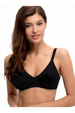 Kadın Siyah 2020 Top Model Penye Toparlayıcı Sütyen 556