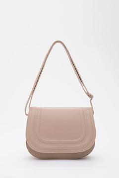 Vizon Shk93 Suni Deri 2 Bölmeli Ayarlanabilir Askılı Kol ve Omuz Çantası