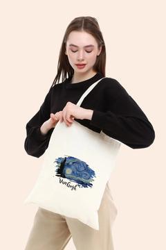 New Van Gogh Baskılı Hambez Çanta