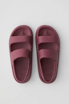 Masai Vişne Çift Bant Eva Plaj Günlük Yazlık Sandalet Terlik