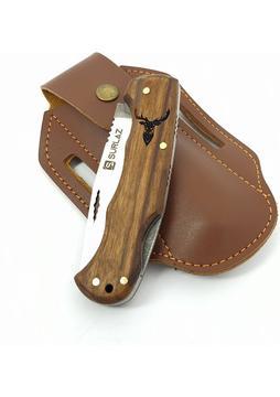 SürLaz Geyik Işlemeli Cep Çakısı Outdor Bıçak Çakı Kamp Mutfak Bıçağı