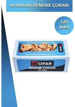 Dopar Ayakkabı Deneme Çorabı Tek Kullanımlık 120 Adet