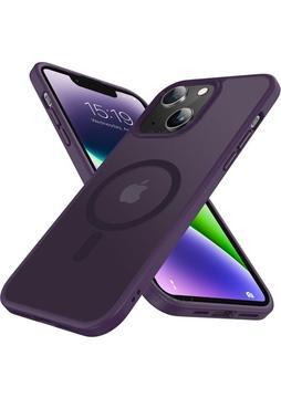 MTK Moveteck Apple iPhone 14 Kılıf Mat Magsafe Wireless Şarj Destekli