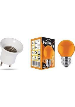 Fujika 15W (E-27 Duylu) Renkli Gece Lambası Ampulu Turuncu Işık
