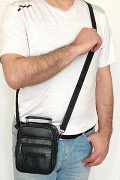 Hakiki Deri Çelik Kasalı Çapraz Postacı Çantası Küçük Boy Ld267