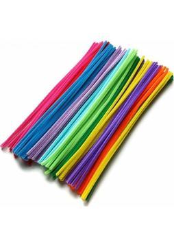 Hobialem Şönil Seti 300 Adet Renkli Tüylü Peluş Tel Çubuklar