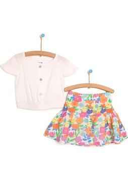 Tuffy Minik Papatyam Bluz-Etek Kız Bebek