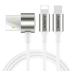 Floveme 2 İn1 İPhone 14-13-12,11 Ve Micro Usb Şarj Kablosu