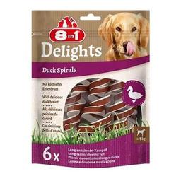 8in1 Smart Delights Ördekli Burgulu Köpek Ödülü 85gr