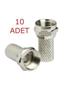 Cablemaster F Konnektör Uydu Anten Kablosu Jakı 10 Adet