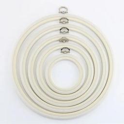 Nurge Yuvarlak Pano Nakış Kasnağı 5 Boy Set