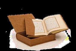 Lüks Kutulu Suni Deri Kuran-ı Kerim Rahle Boy Hamit Aytaç Hattı