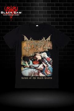 Mayhem Dwan of The Black Heart Black Metal Tshirt
