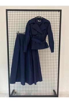 2025 Yeni Sezon Trenç Etekli Tekım 25dsb619 Modaayka