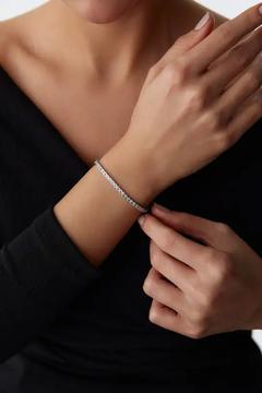 2,08 Karat Pırlanta Su Yolu Bileklik