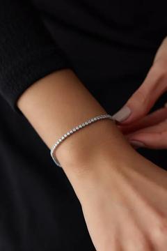 2,54 Karat Pırlanta Su Yolu Bileklik