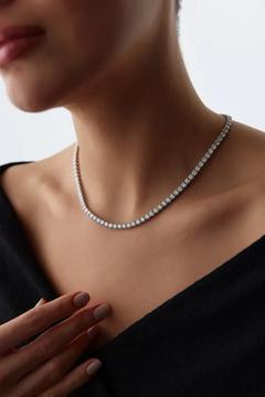 13,15 Karat Pırlanta Su Yolu Kolye