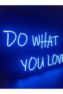 Do What You Love Neon Led Duvar Aydınlatması Neon Yazı Tabela