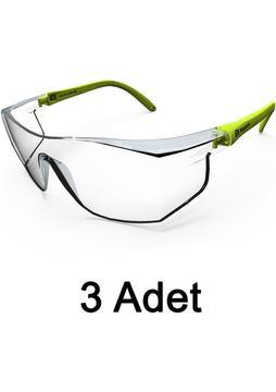 Baymax S-400 Standart Şeffaf Koruyucu Çapak İş Gözlüğü (3 Adet)