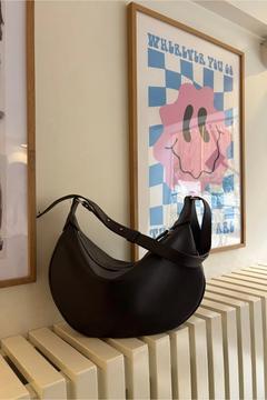 Sage Salaş Görünümlü Ayarlanabilir Askılı Kahverengi Kadın Omuz Çantası