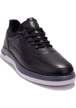 Dagoster DMA08-630 Siyah Ortopedik Günlük Erkek Deri Ayakkabı